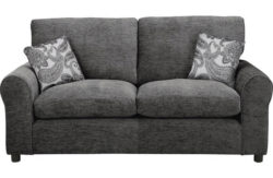 HOME Tabitha Large Fabric Sofa - Charcoal
